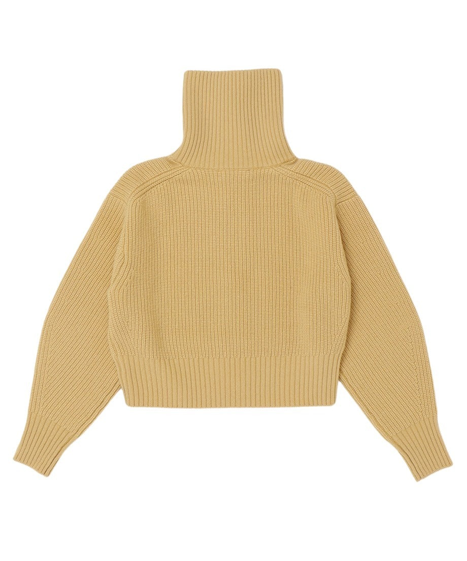 zipper double collar KNIT_16
