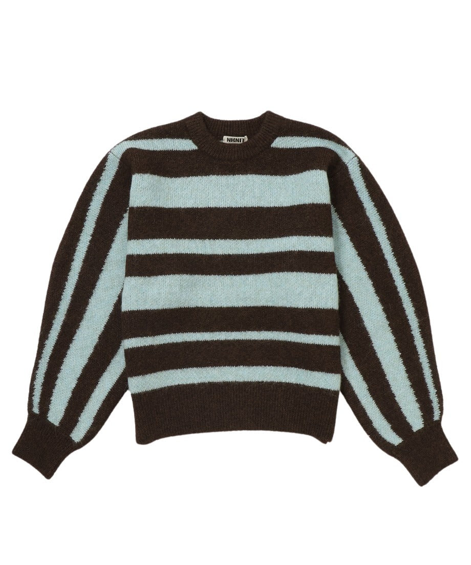 volume sleeve pull over KNIT_7