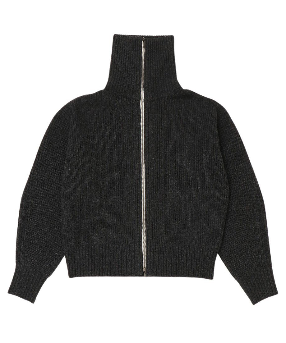 zipper double collar KNIT_6