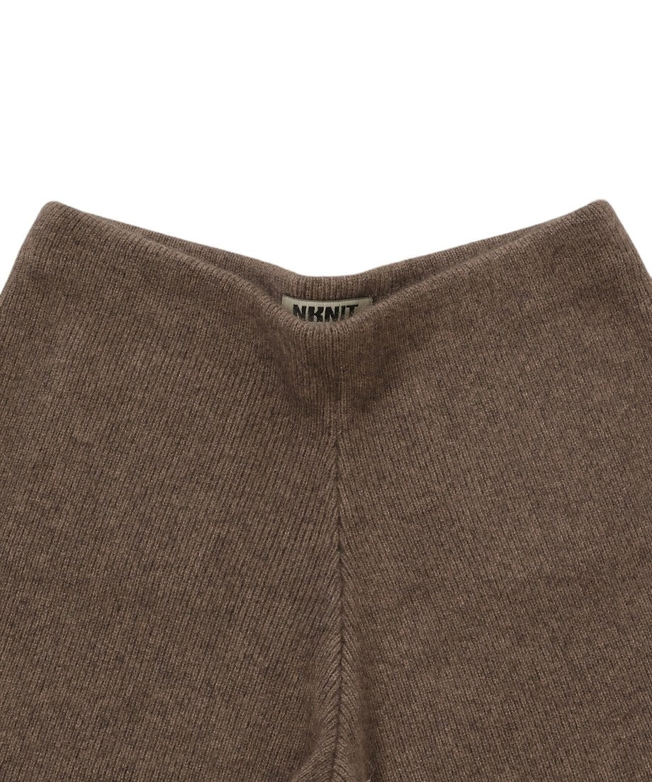 raccoon mix KNIT short pants_8