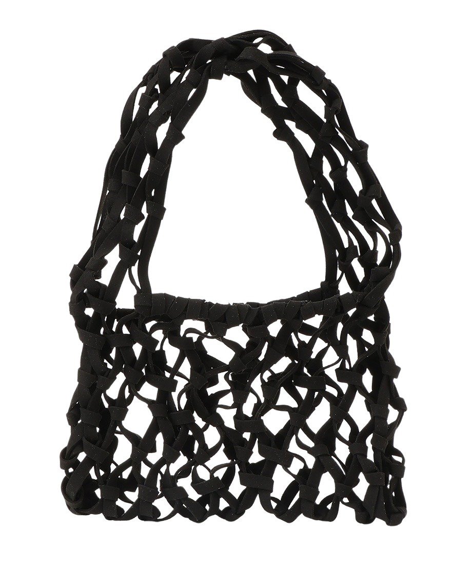 suede macrame bag 【small】_9