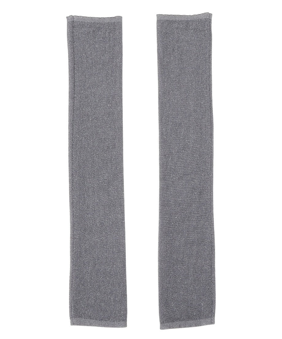sheer metallic KNIT arm/leg cover_8