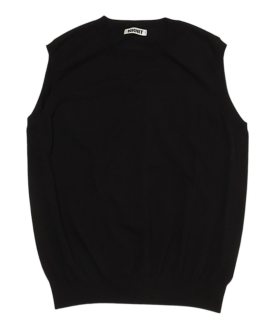silk mix sleeveless KNIT_8