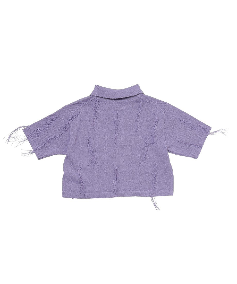 paper mix fringe KNIT shirts_16