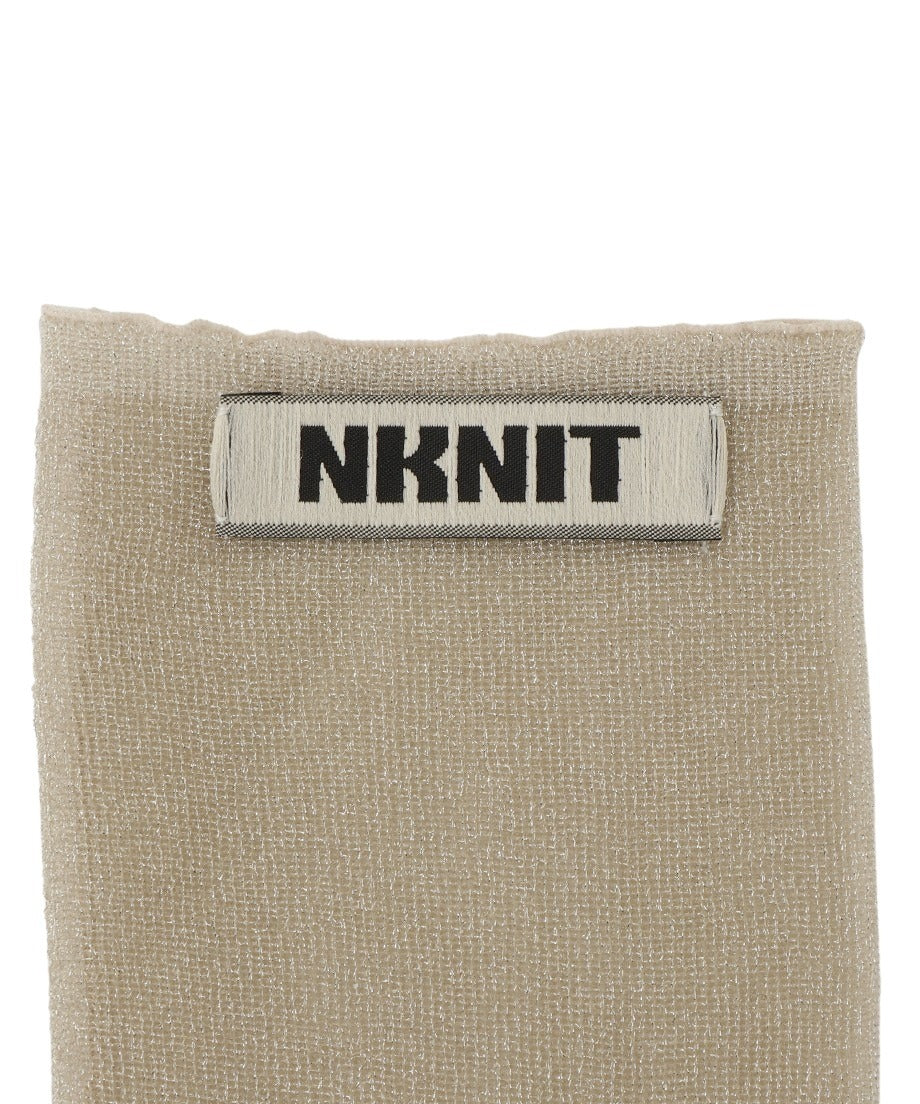 sheer metallic KNIT arm/leg cover_9