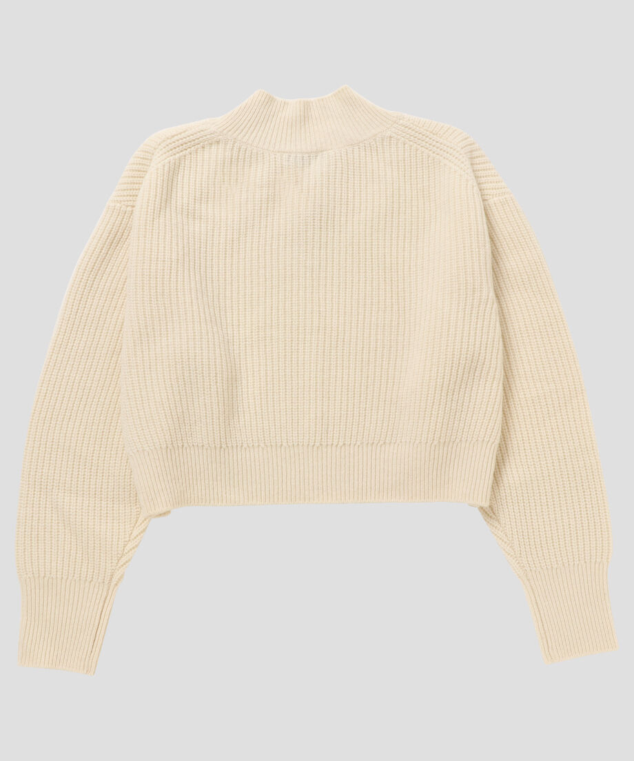 soft wool short V-neck KNIT_13