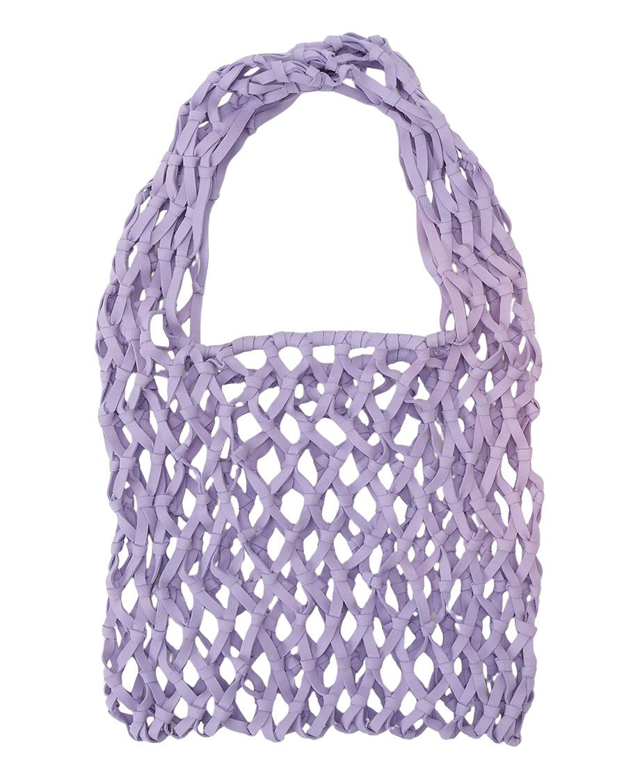 suede macrame bag 【large】_20