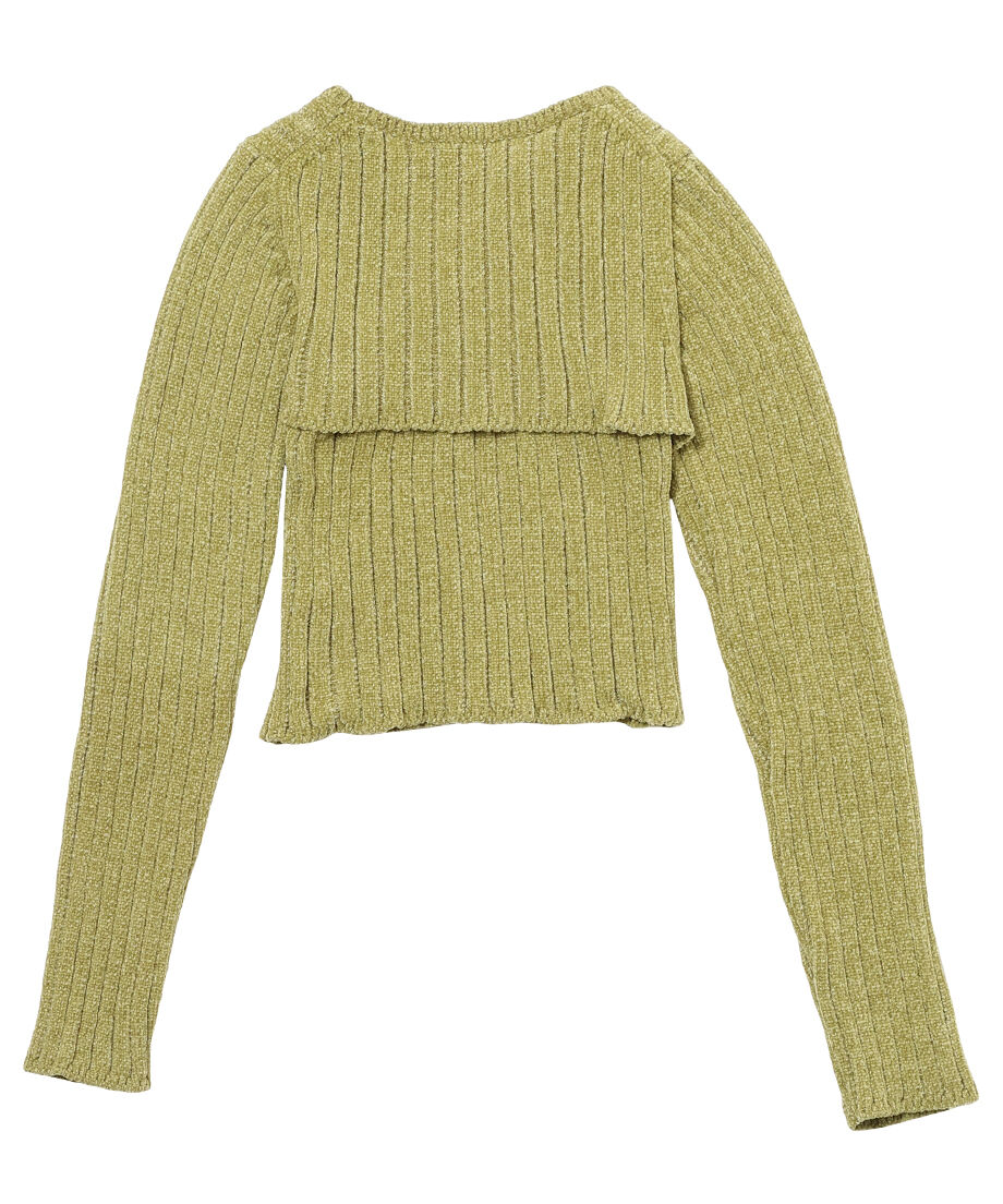 one shoulder set KNIT_8