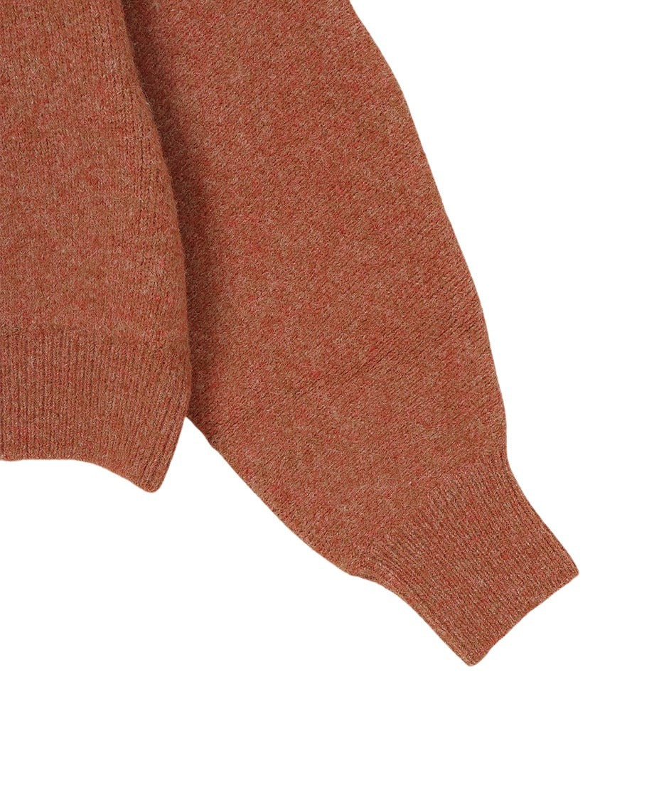 volume sleeve pull over KNIT_12