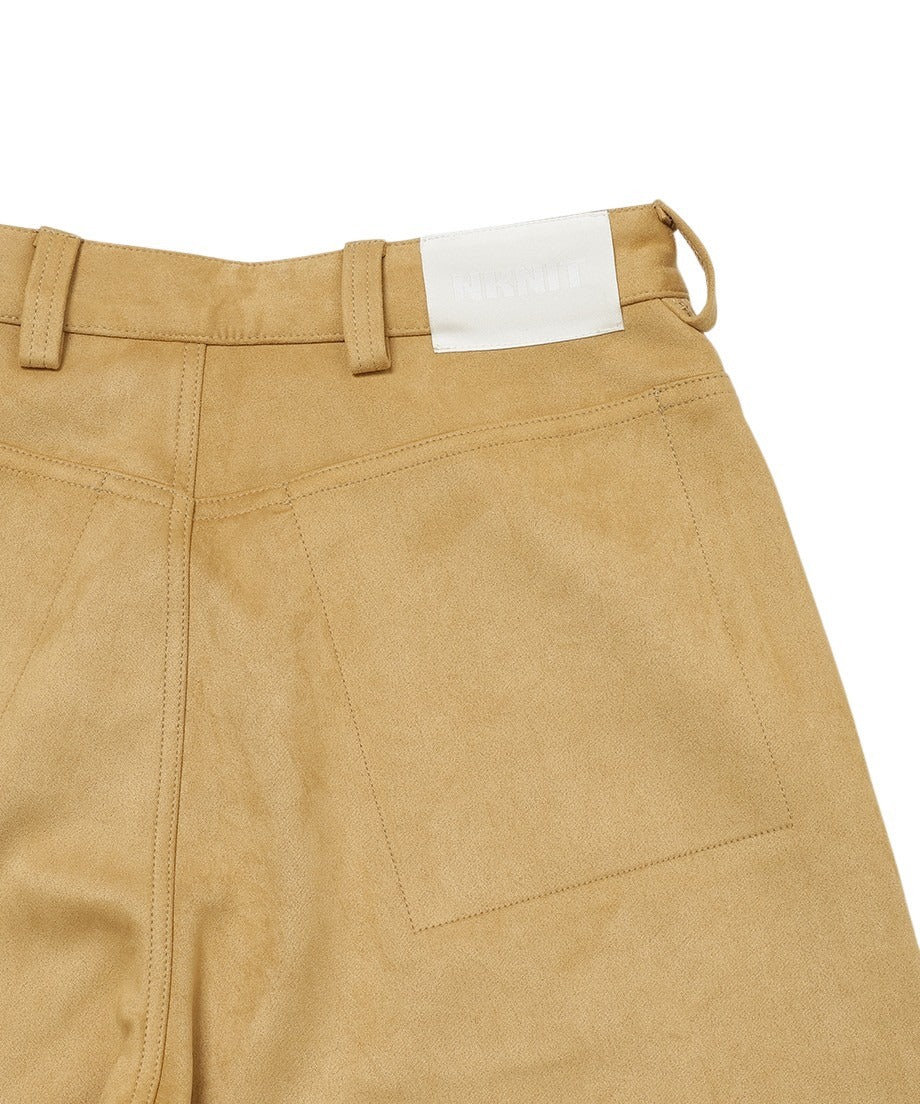 suede half pants_6