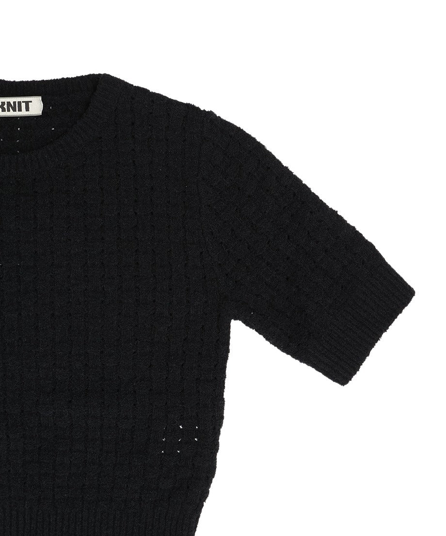 bouclé KNIT mini tops_7