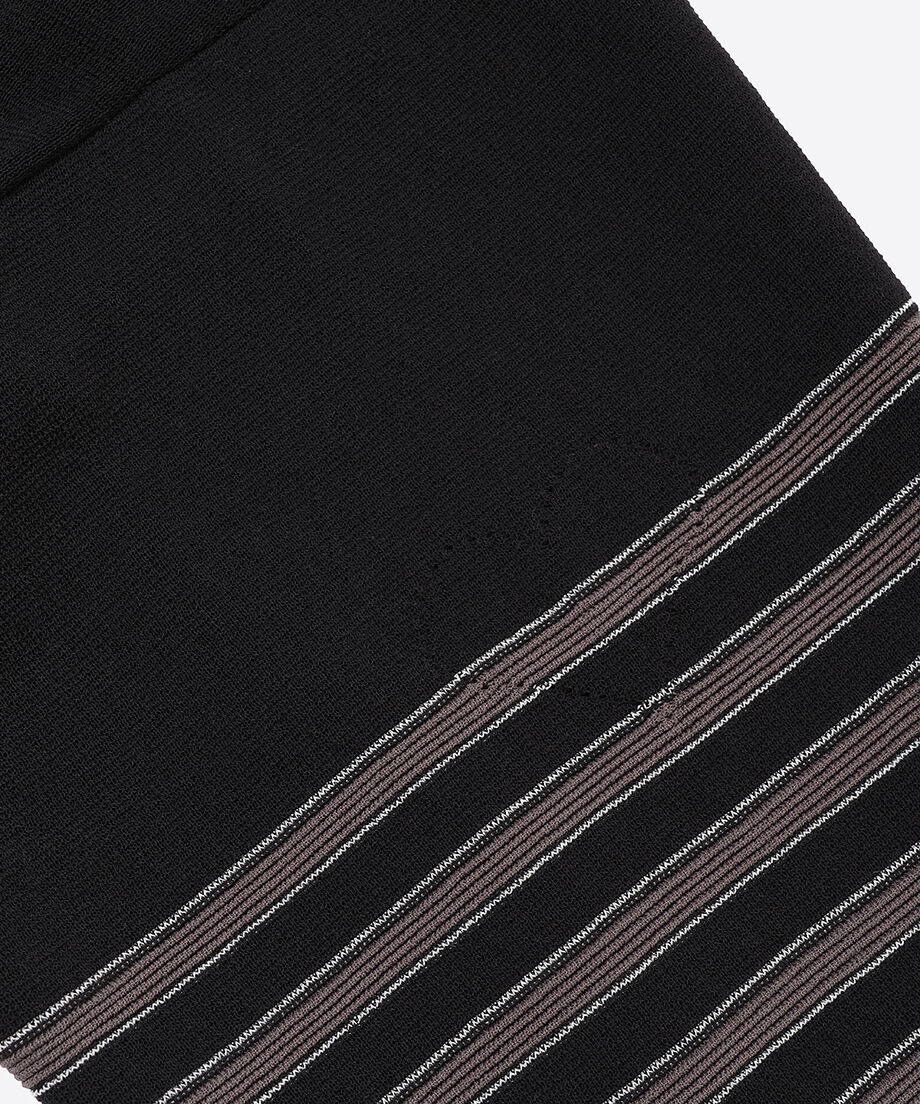 cotton nylon striped knit_10