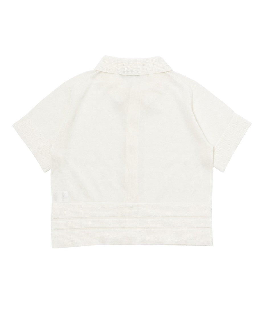 sheer wood button KNIT shirt_10