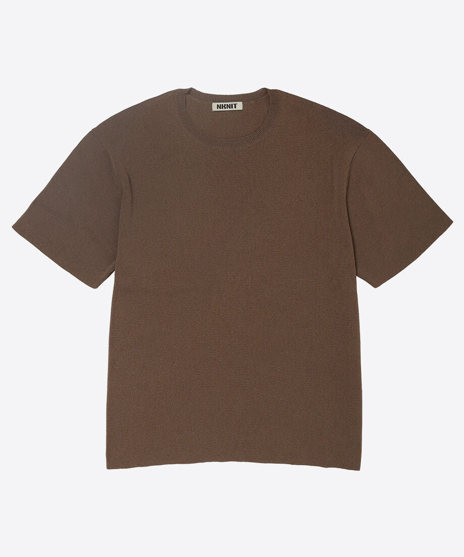 paper mix basic knit T-shirt_1