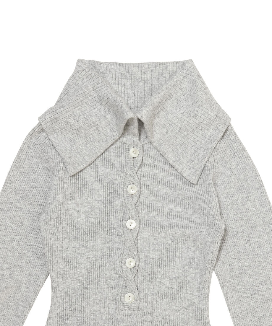 sailor collar rib KNIT bodysuit_9