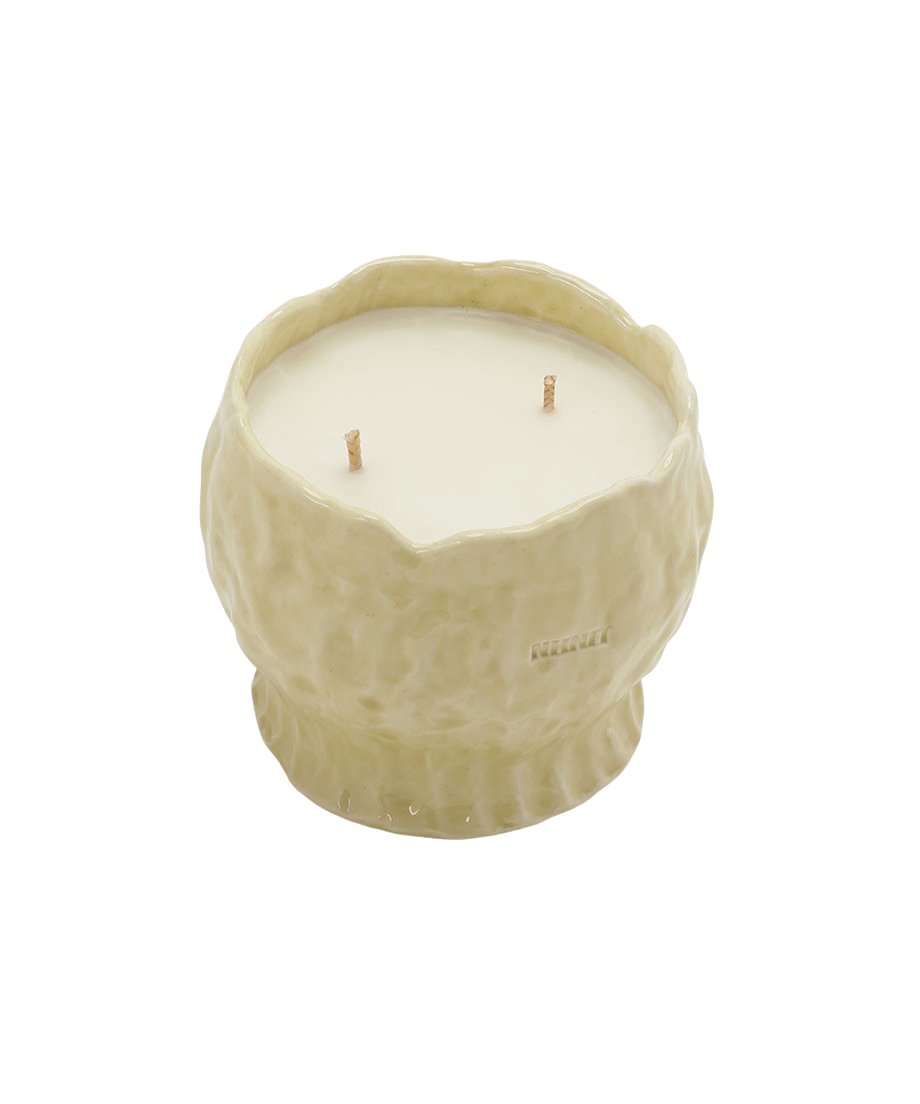 handmade ceramic candle L (MORNING GRASS)_8