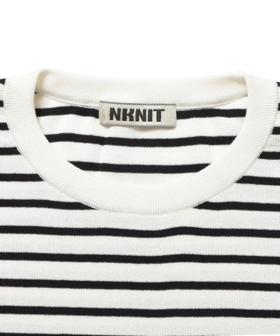 back slit KNIT T-shirt_21
