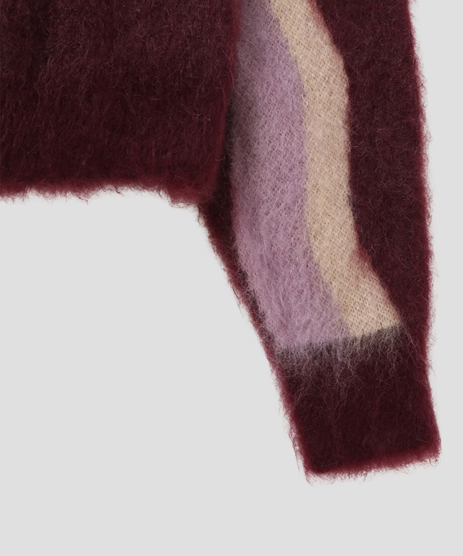 wave pattern mohair KNIT_6