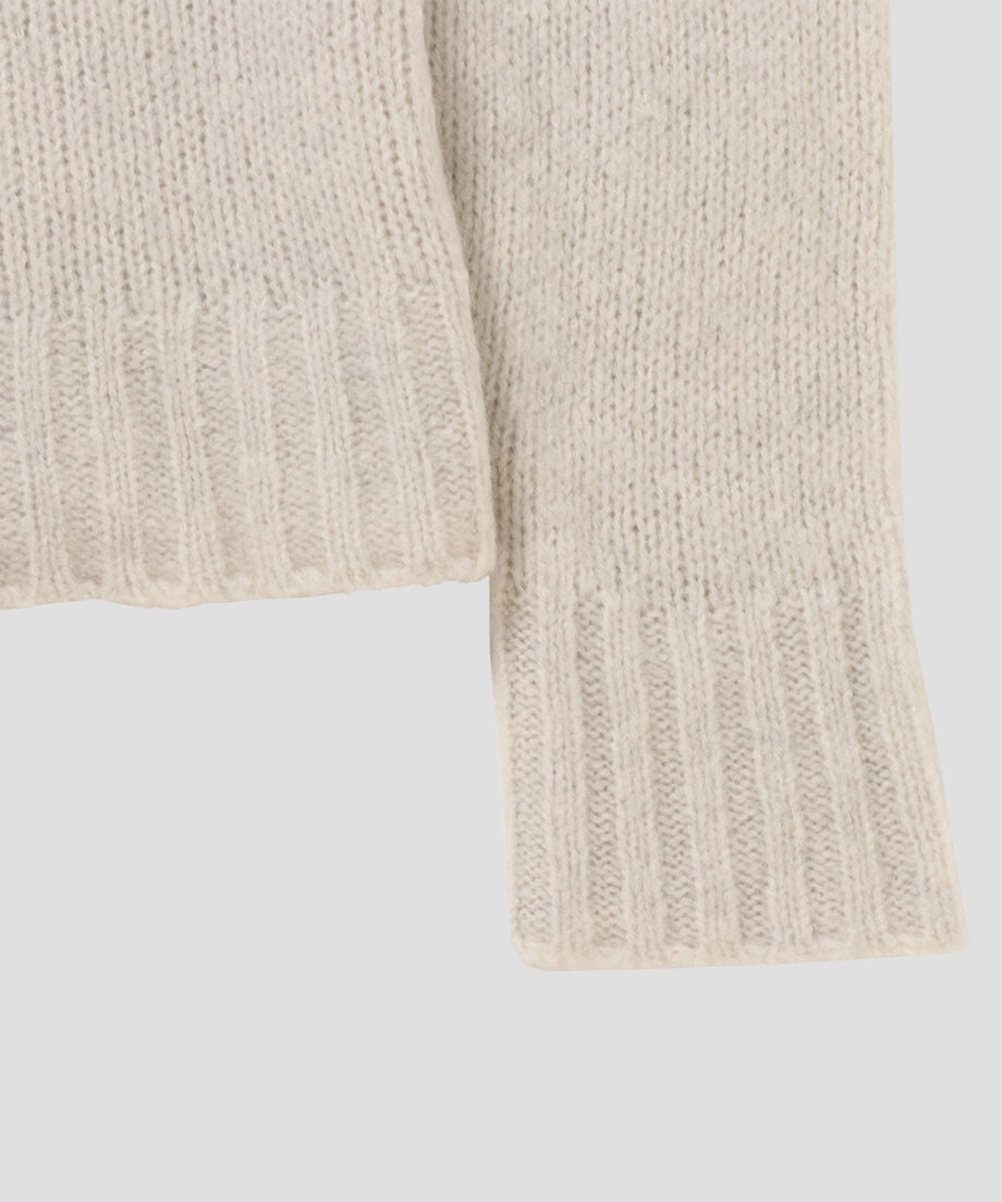 cashmere mix soft V-neck KNIT_6