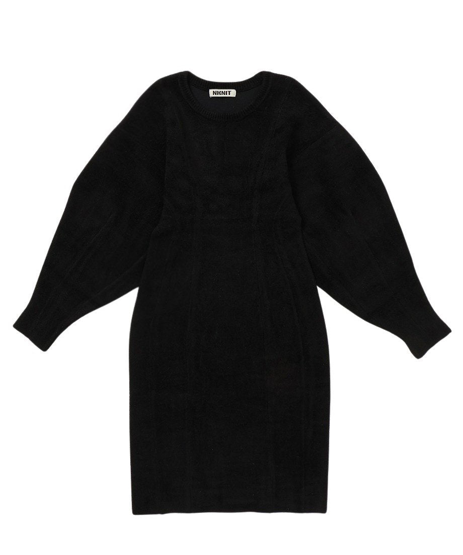 constructive sleeve KNIT dress_4