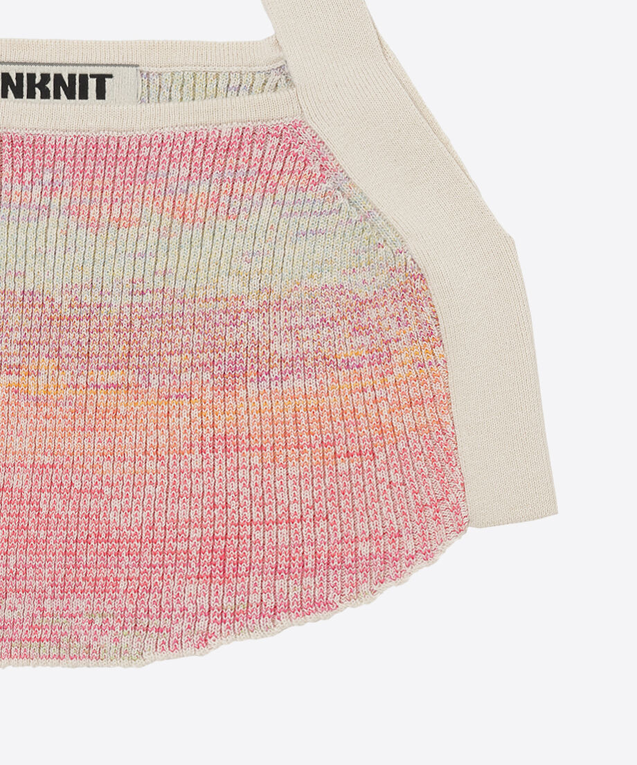 cotton rib short knit tank top_10
