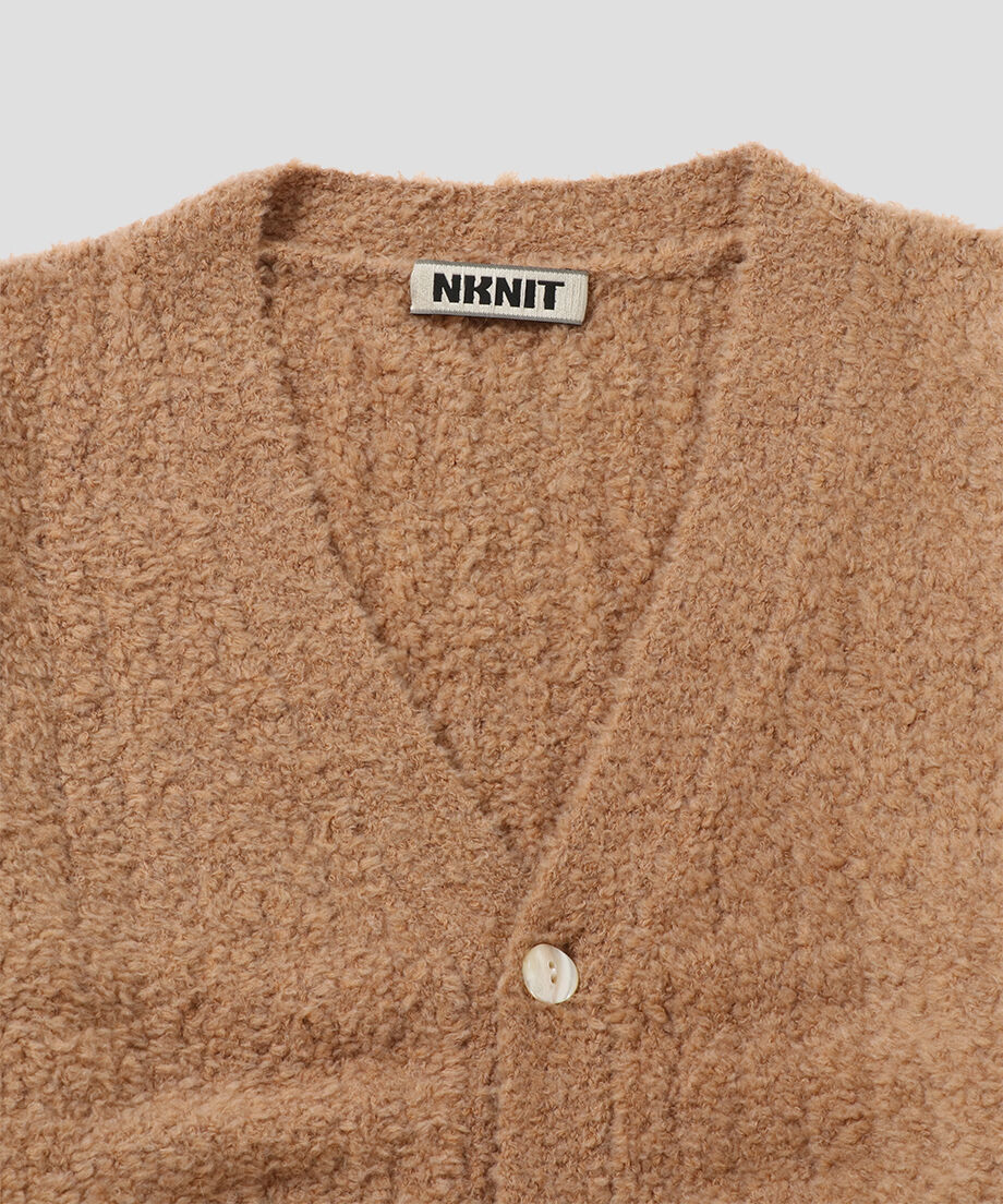 fluffy rib KNIT cardigan_8
