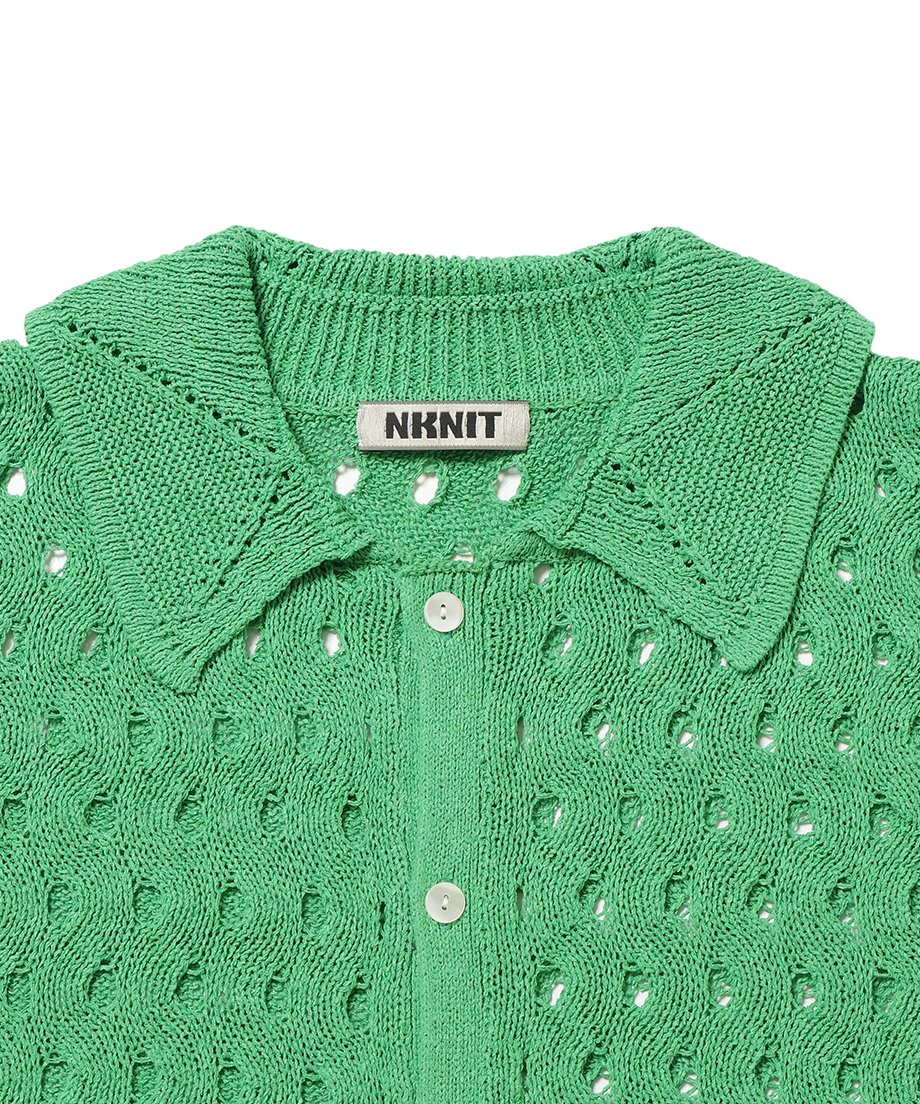 wave pattern KNIT shirt_19