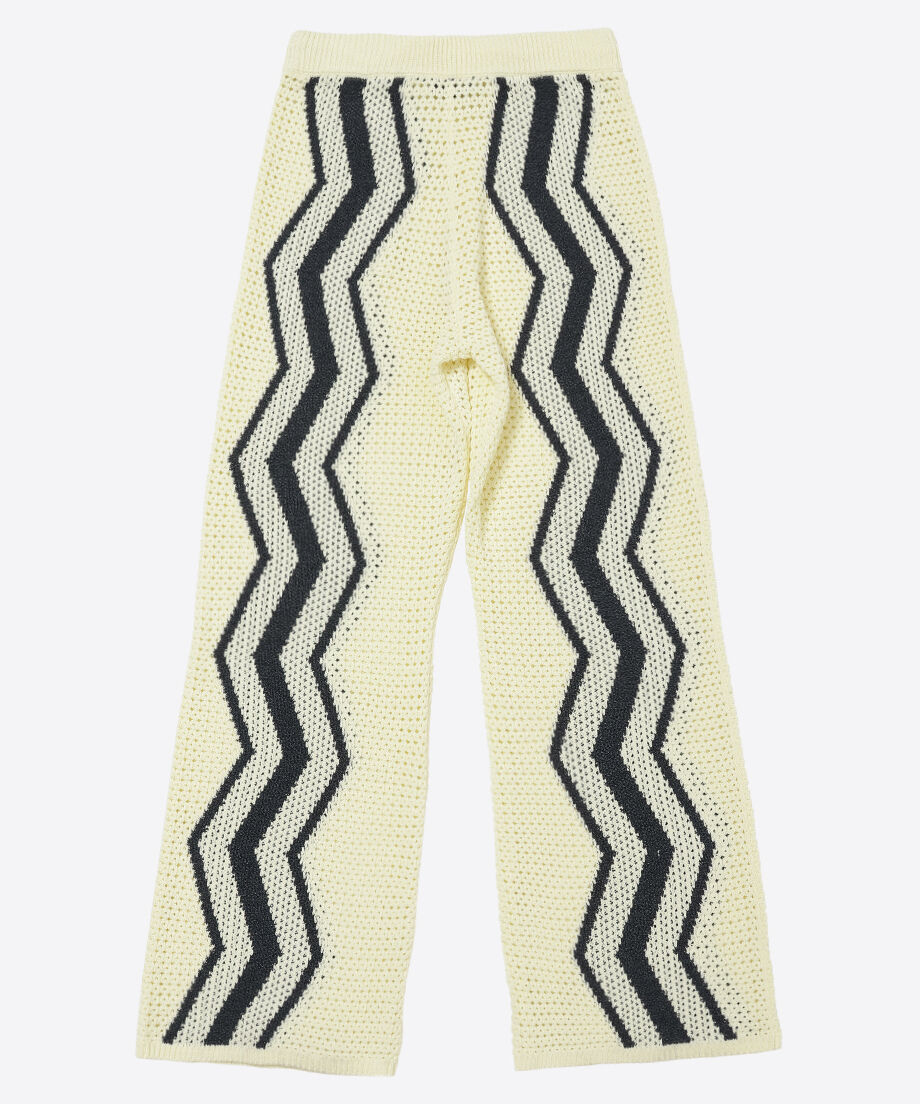 zigzag paper knit pants_7