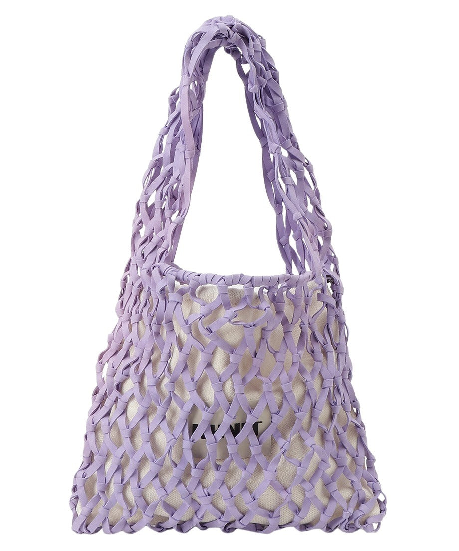 suede macrame bag 【large】_7