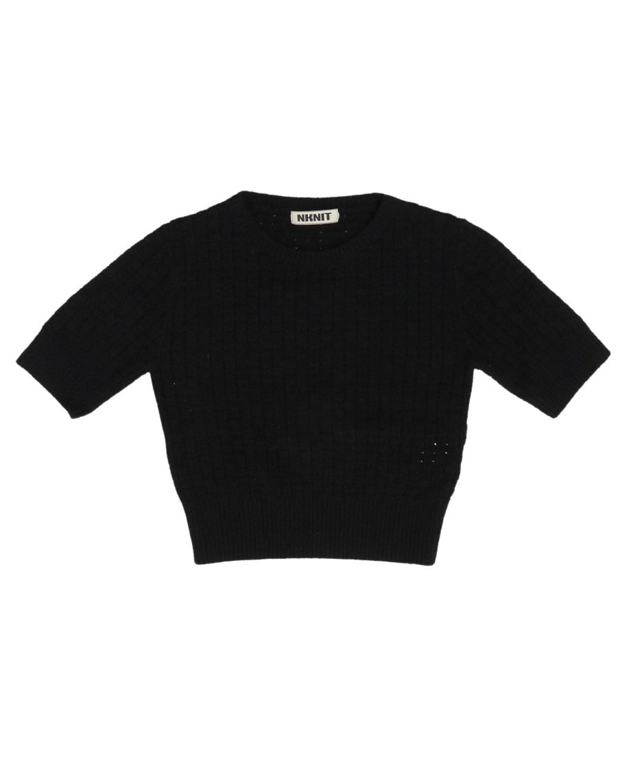 bouclé KNIT mini tops_2