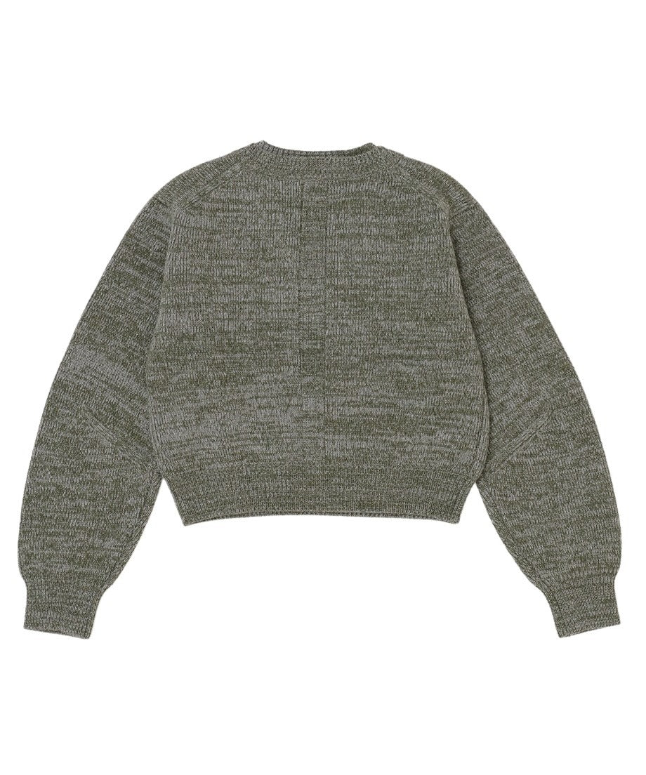 V-neck mix color KNIT_12
