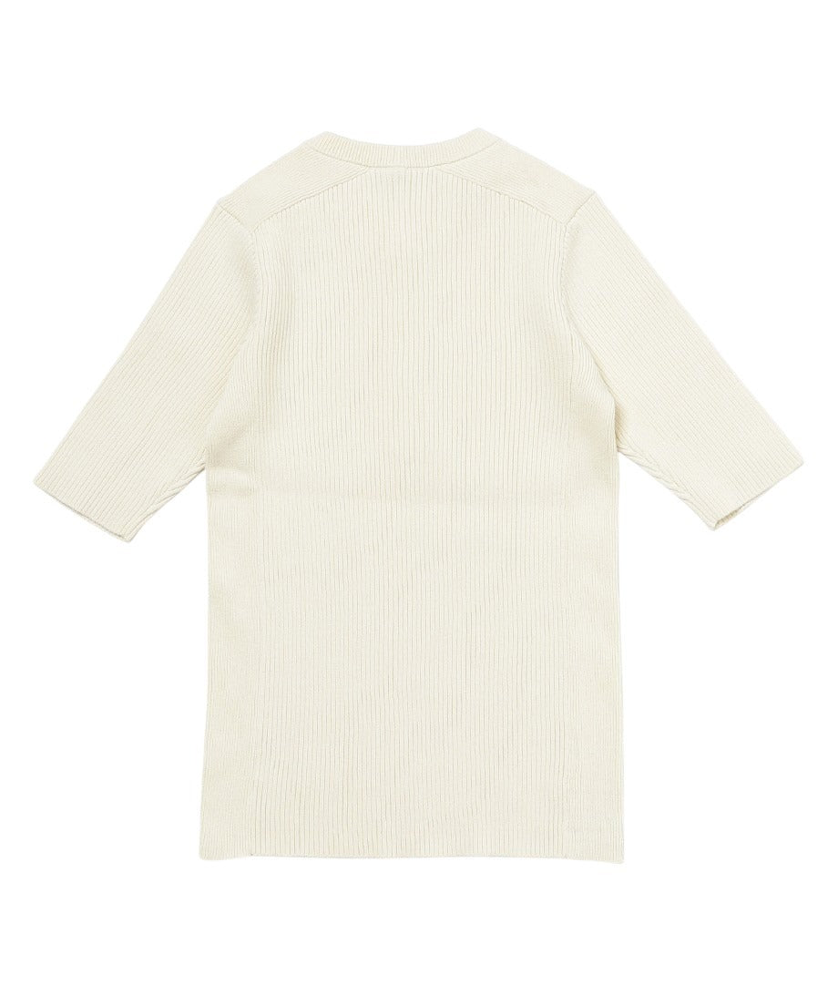 rib henry neck KNIT_21