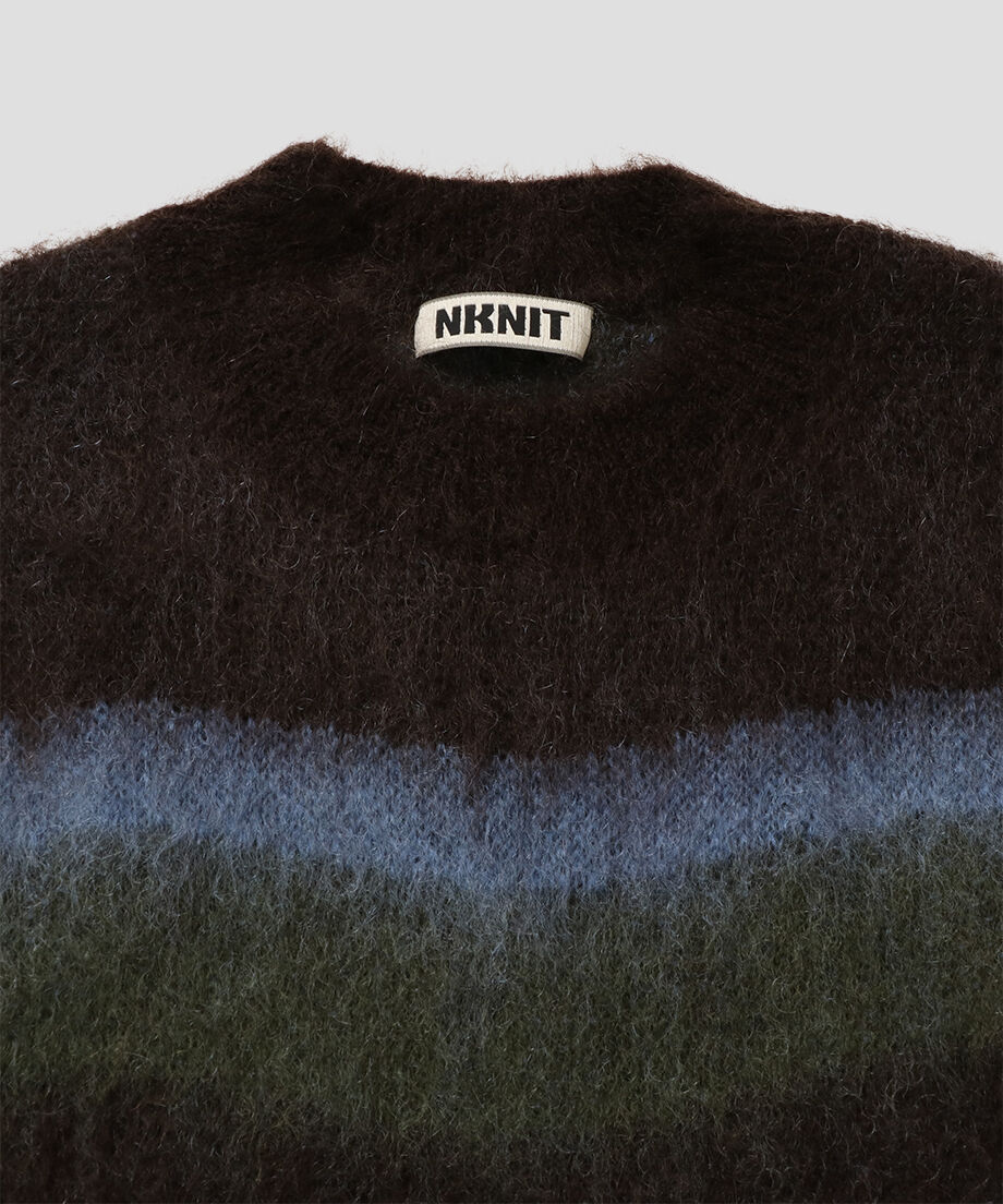 wave pattern mohair KNIT_8