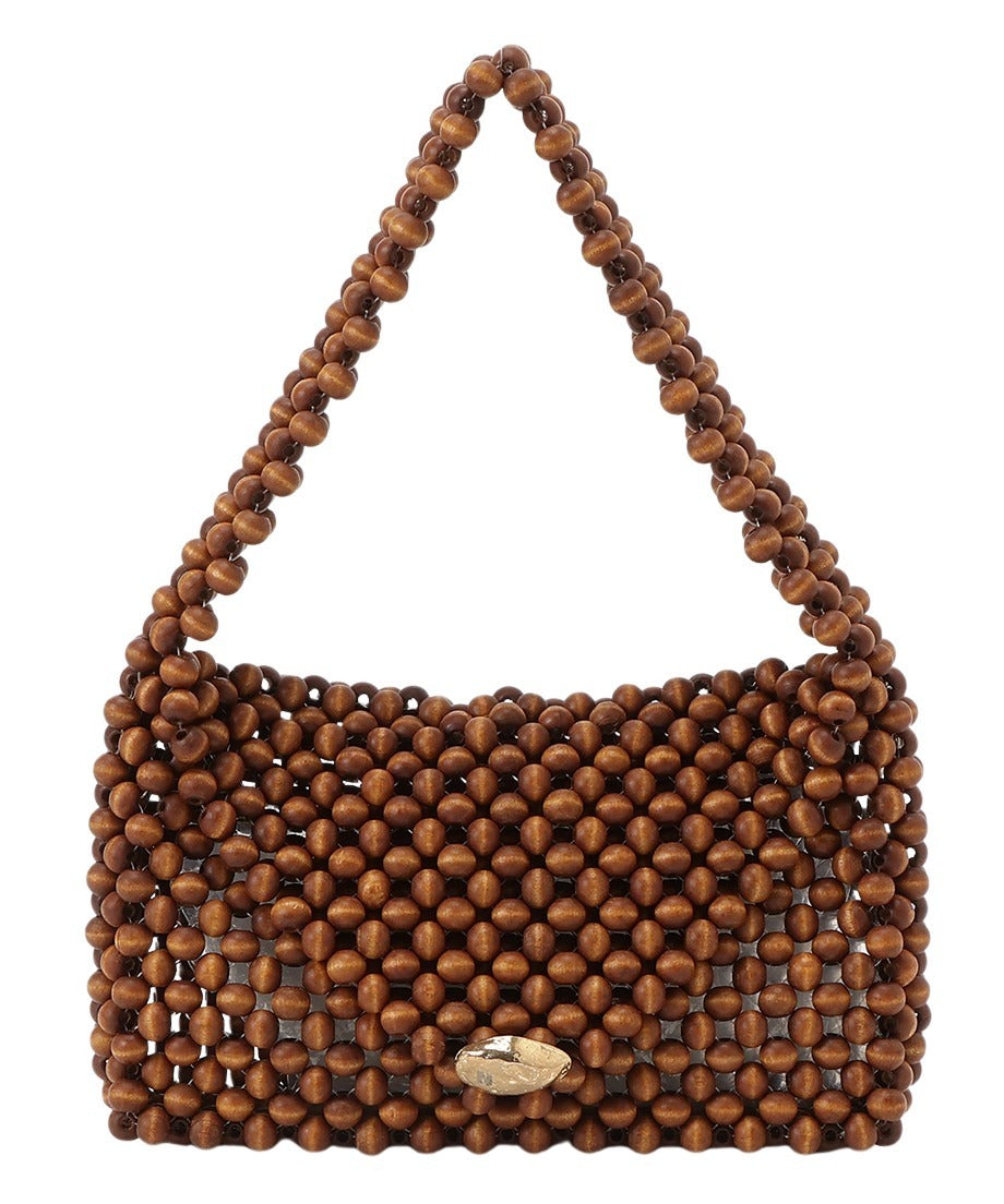 wood beads hand bag_8