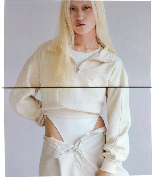 half zip sweatshirt size①_2