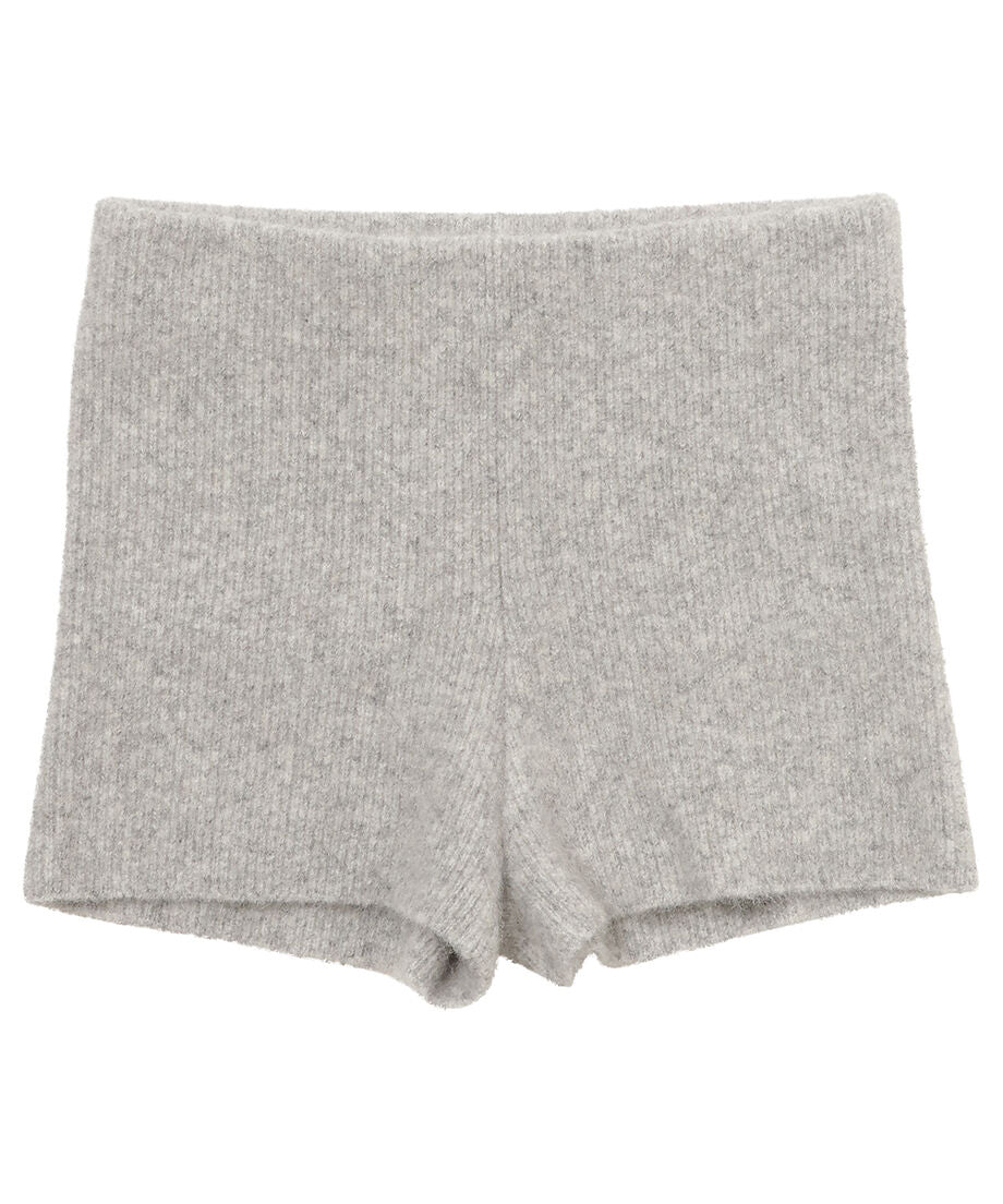 fox mix rib KNIT shorts_6