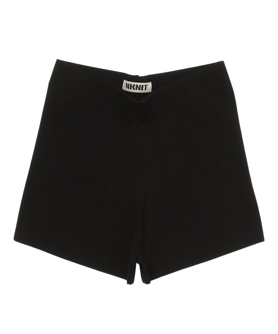 silk cotton fit KNIT shorts_9