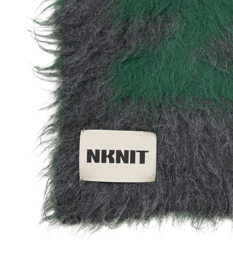 shaggy logo KNIT long scarf_10