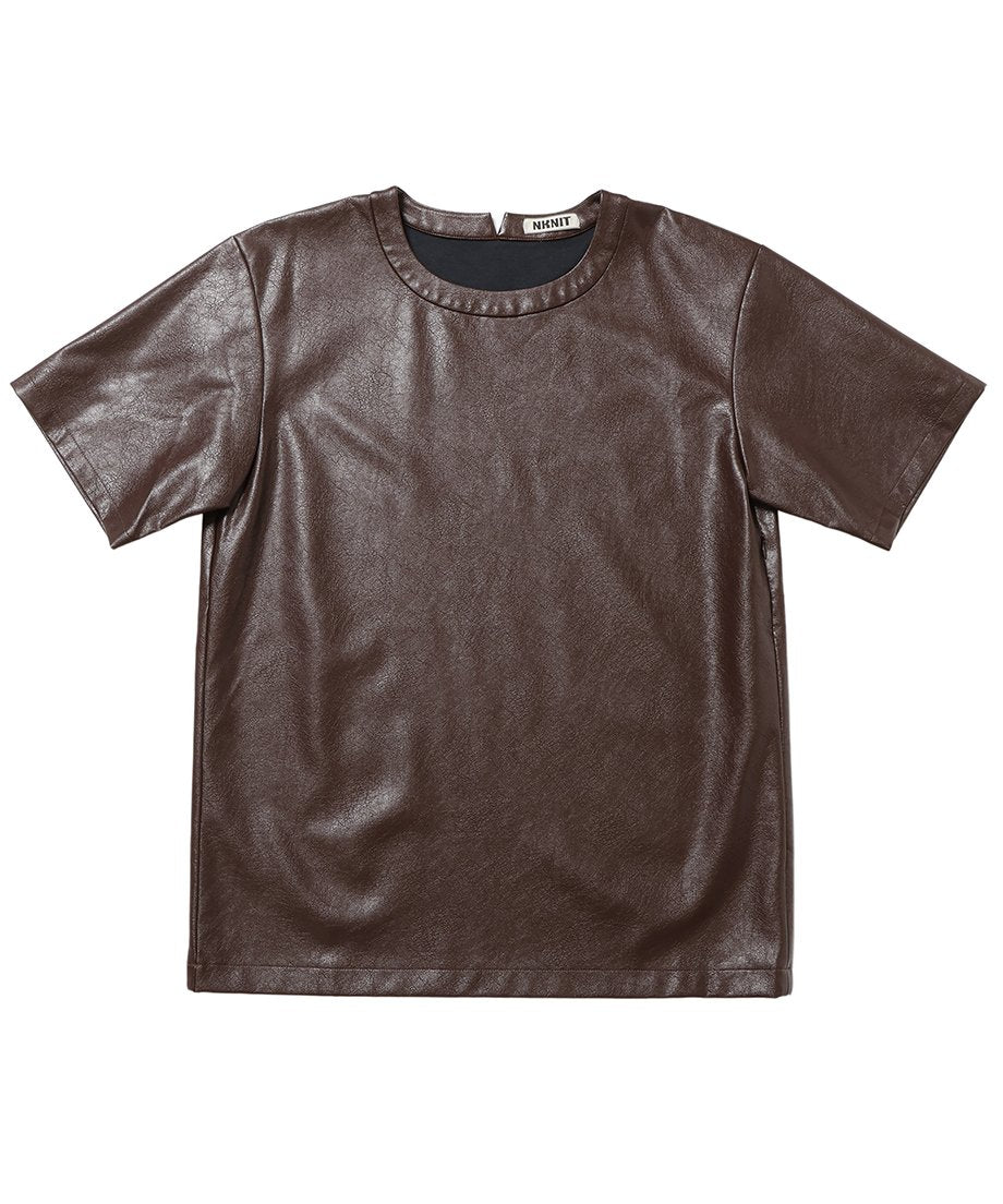 vegan leather box mini dress_2