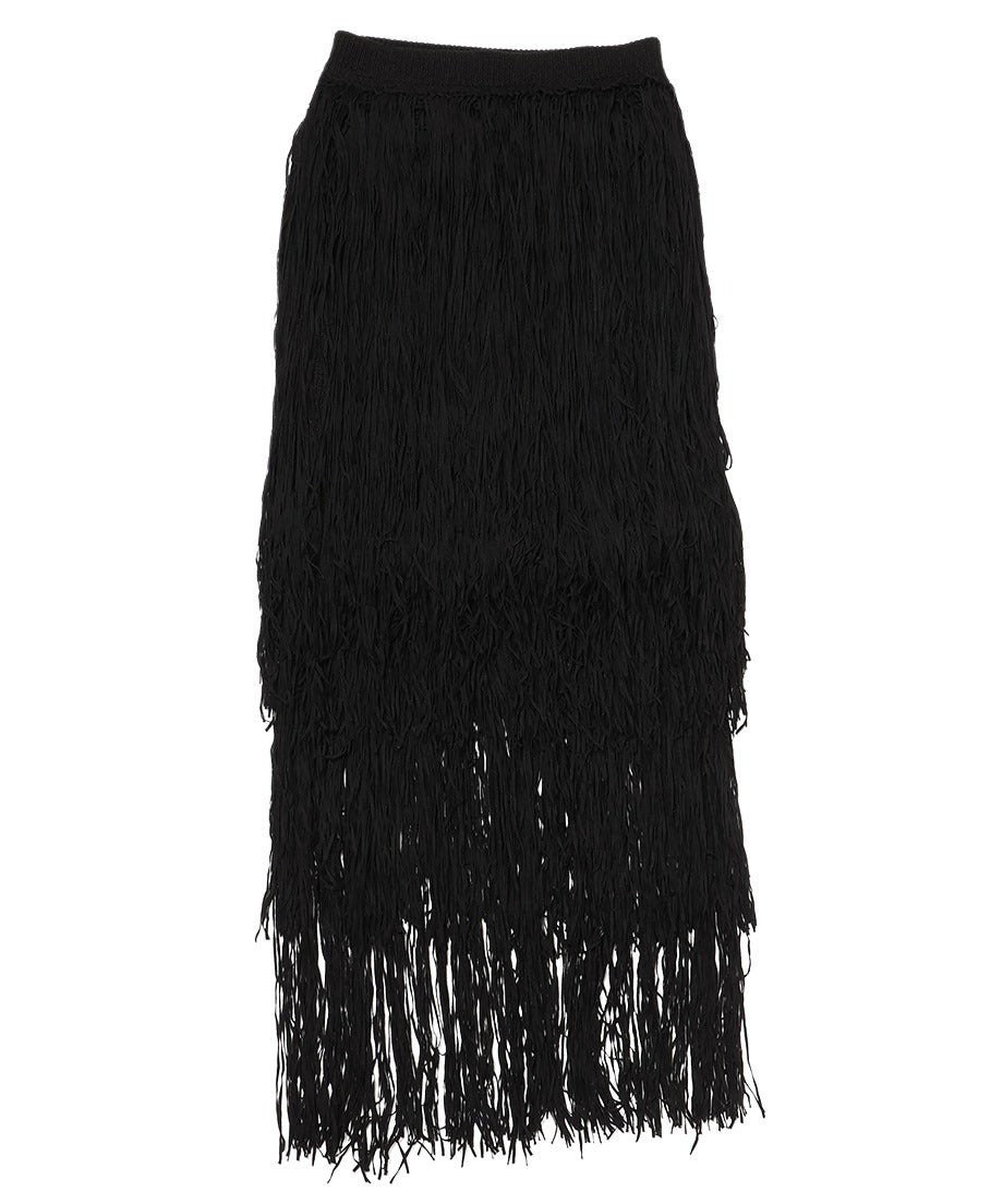 fringe KNIT skirt_7