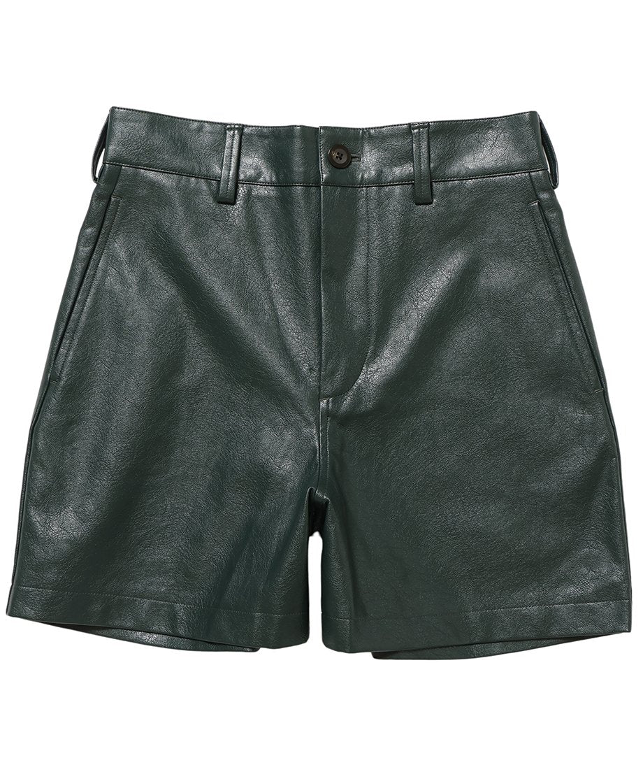 vegan leather short pants_8
