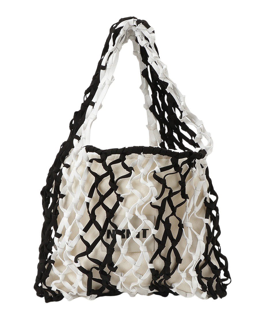 suede macrame bag 【large】_3