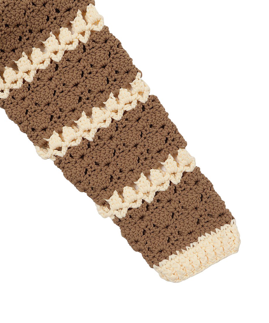 crochet KNIT zip cardigan_11
