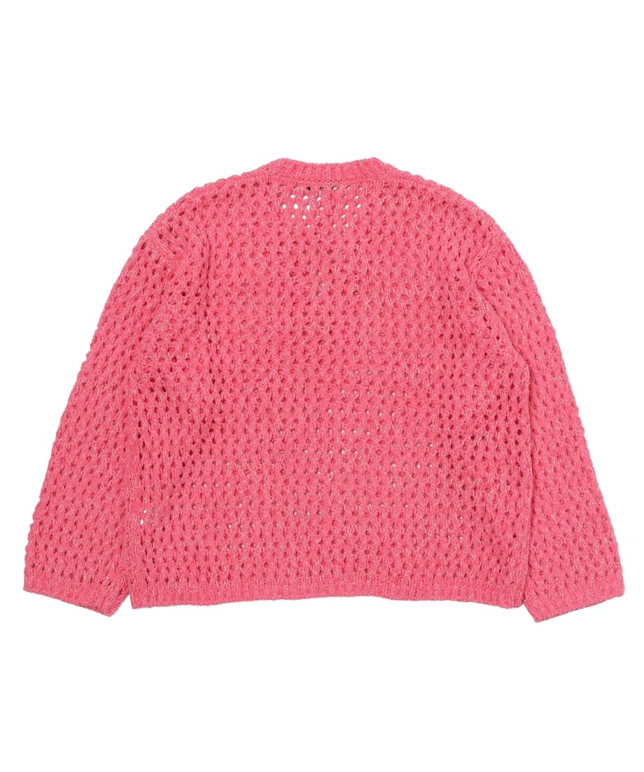 mix color lace up KNIT_17