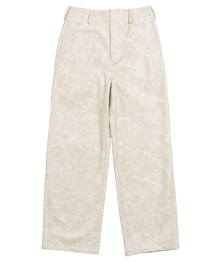 vegan leather wide pants_4