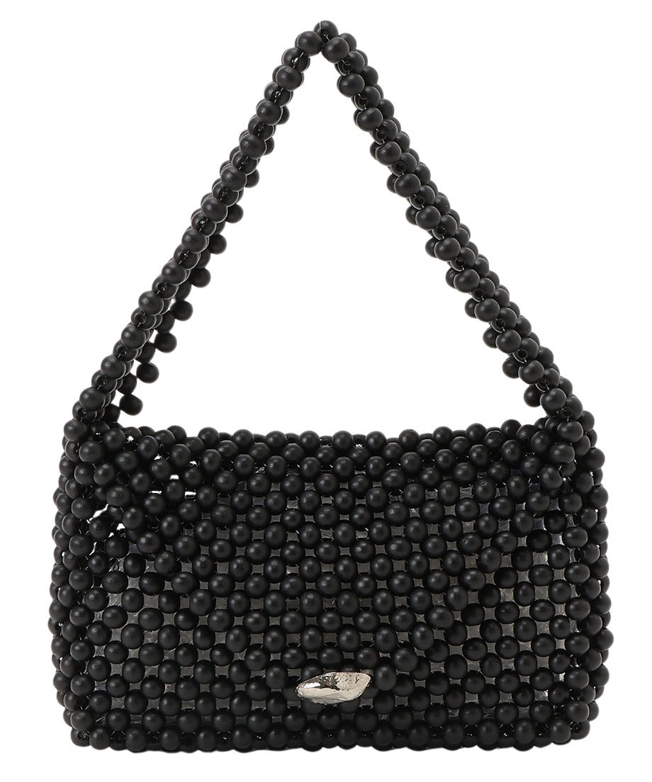 wood beads hand bag_17