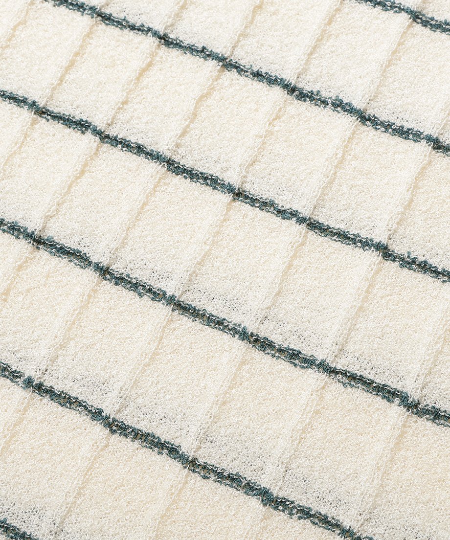 stripe KNIT towel_11