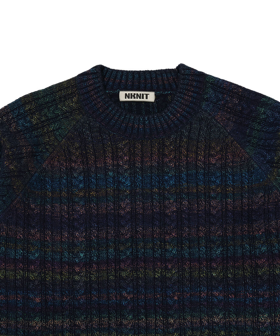 mix color cable KNIT_4