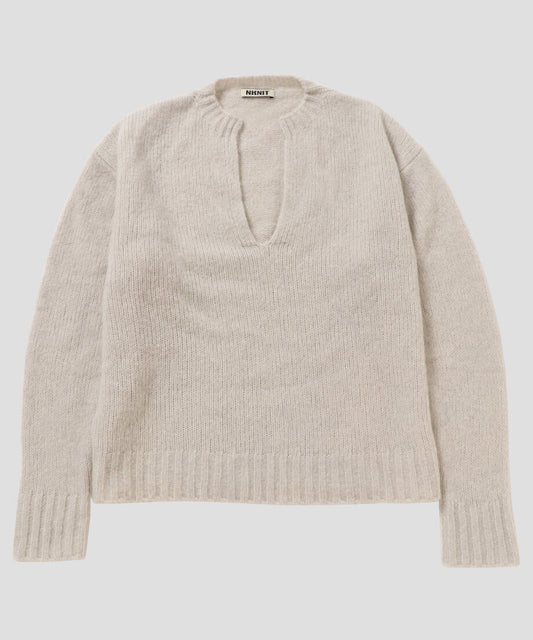 cashmere mix soft V-neck KNIT_2