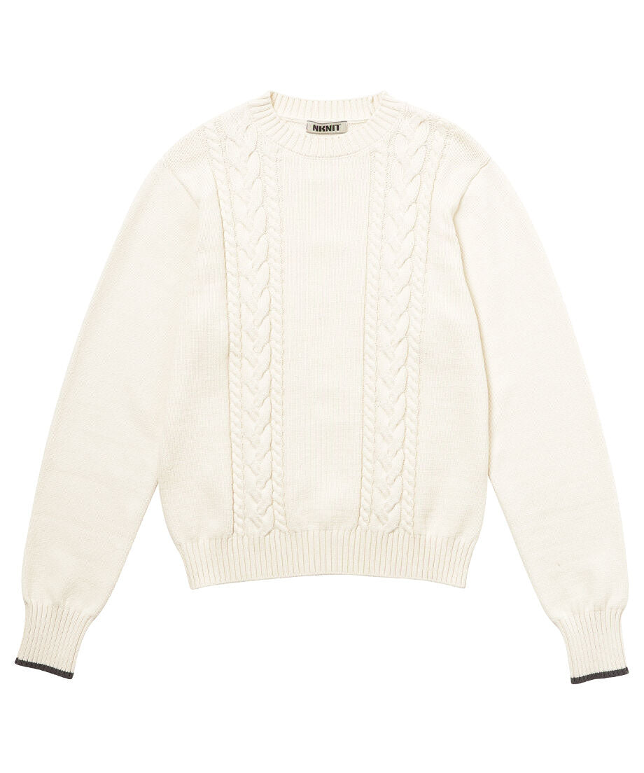 crew neck cable KNIT_5